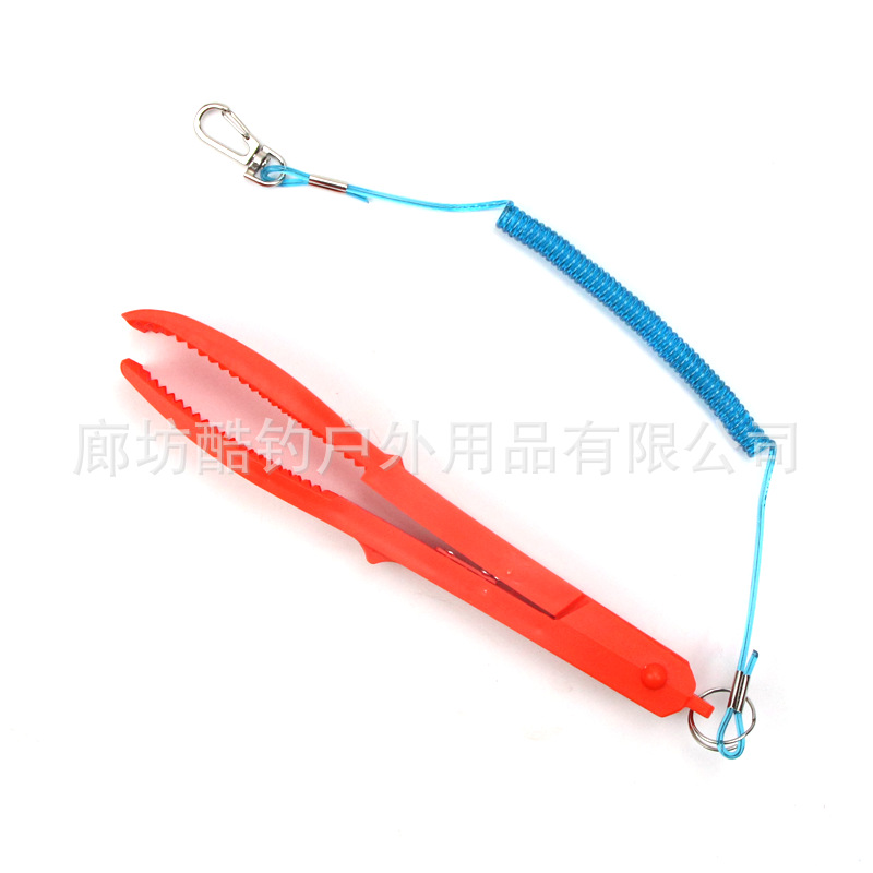 Cuerda de seguridad roja con alambre de acero.