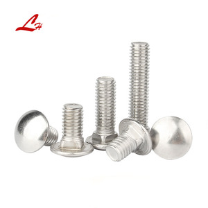 Round Head Square <strong>Neck</strong> <strong>Carriage</strong> <strong>Bolts</strong> Din603 Stainless Steel Plain Metric M6 M8 M10 M12 M16 Standard 304 316 Mushroom Head <strong>Bolt</strong>
