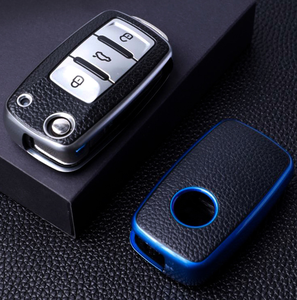 Hotsale TPU Car <strong>Key</strong> Wallet for <strong>VW</strong> Car <strong>Key</strong> with Leather Texture - Product Image 6