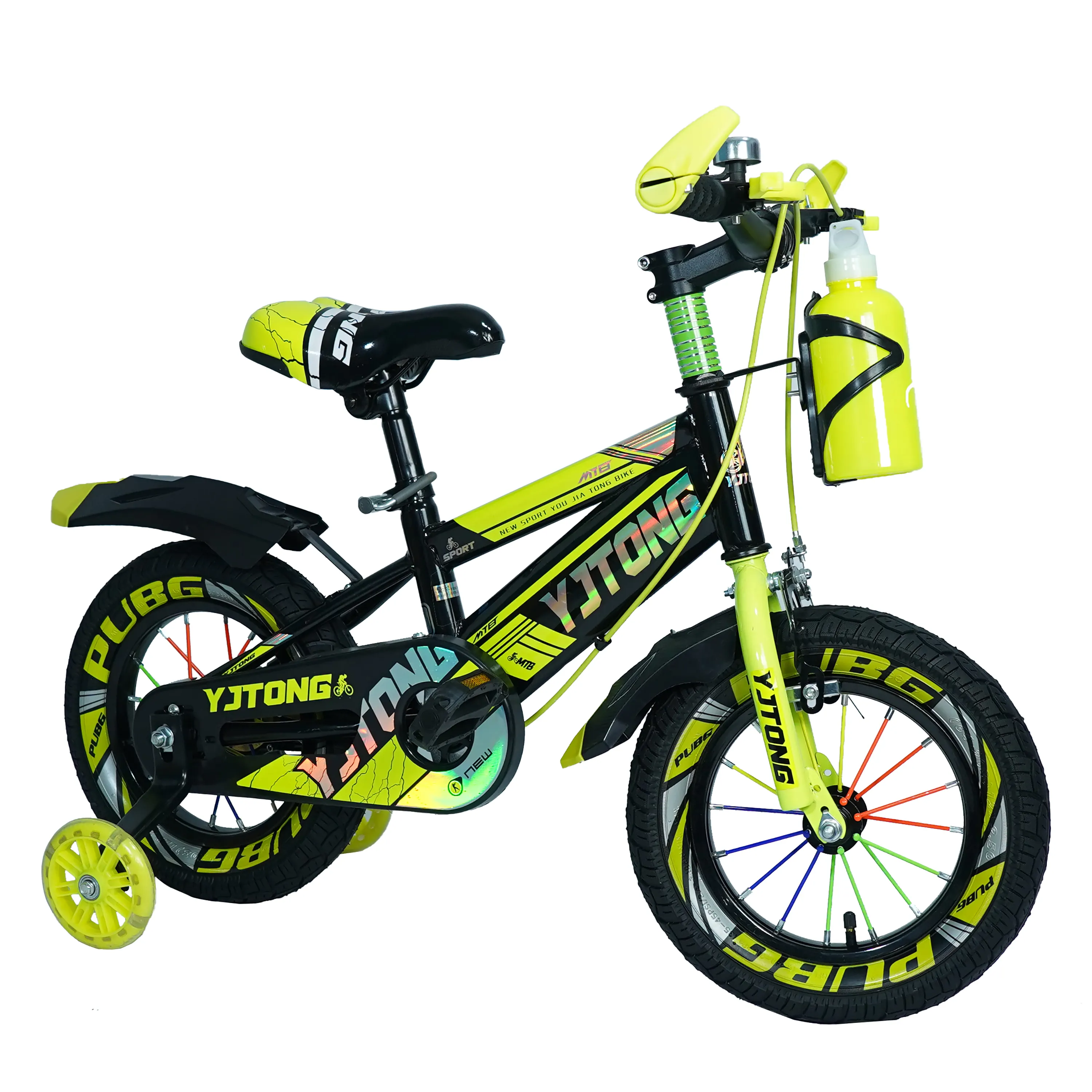 Bicicleta para niños barata con rueda de entrenamiento, bicicleta para niños, bicicleta de montaña, bicicleta para niños de 3 años