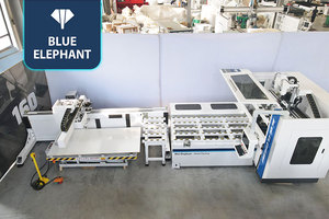 ET7 Etikettierung CNC-Bohr-und Schneid produktions linie Holz bearbeitungs möbel herstellungs maschine mit automatischem Be-und Entladen - Product Image 2