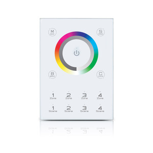 RGBW Dimmer 16ch 4 Zonen 4 Szenen DMX Touch Panel Controller DMX-E03 Handbuch Touch Schalter DMX512 Lighting Controller - Product Image 2