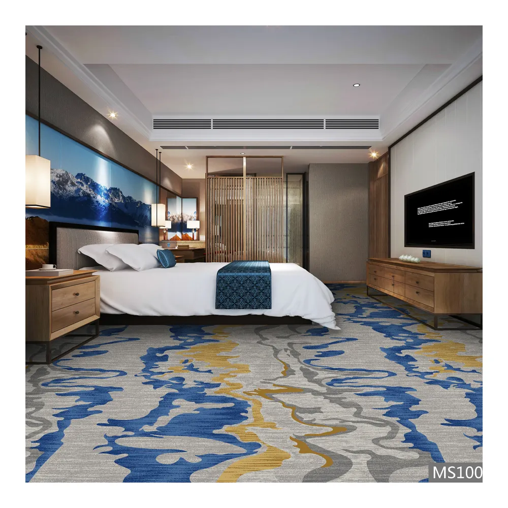 Tappeto commerciale per sala banchetti stampato tappeto per sala matrimoni da parete a parete per hotel