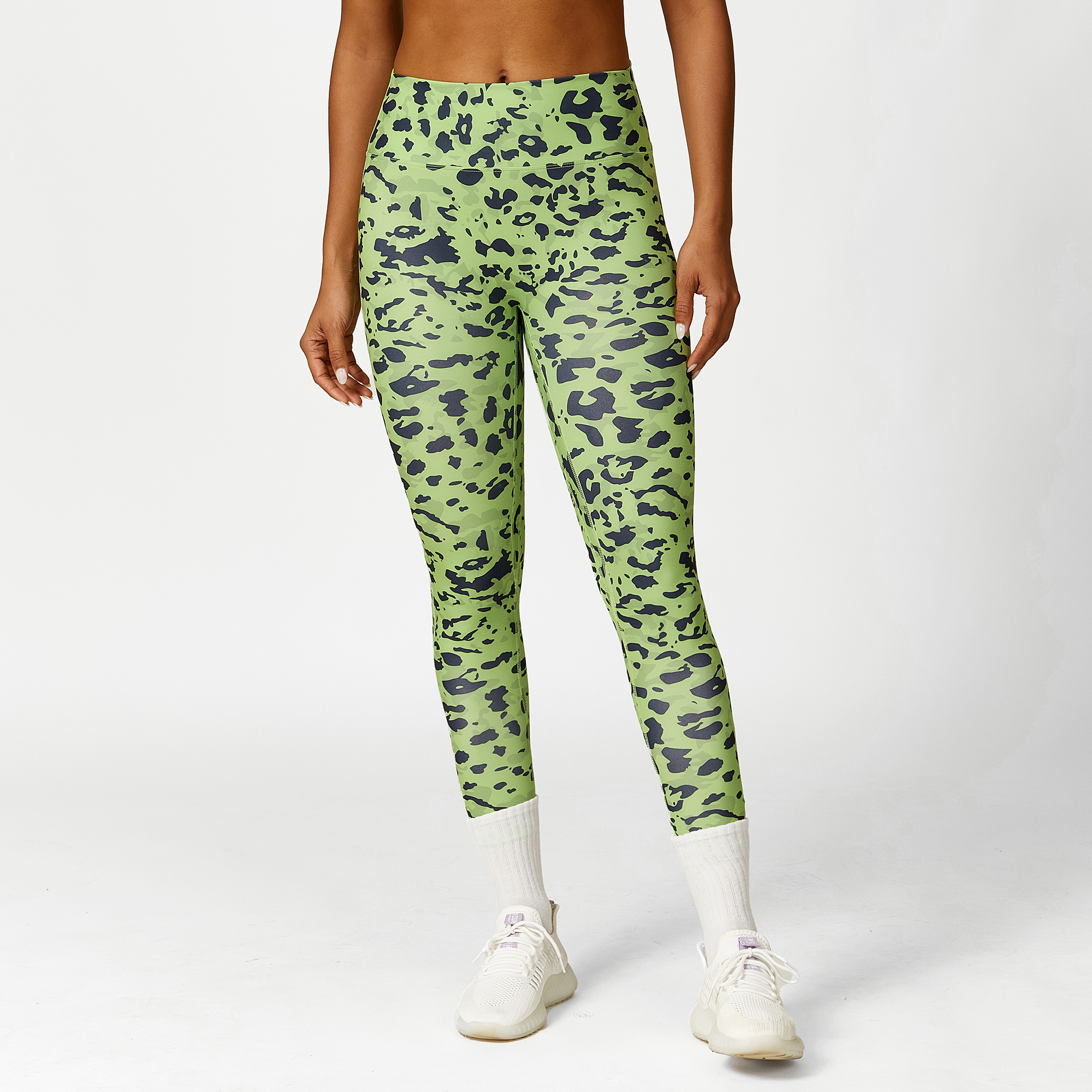 leggings colore verde lime