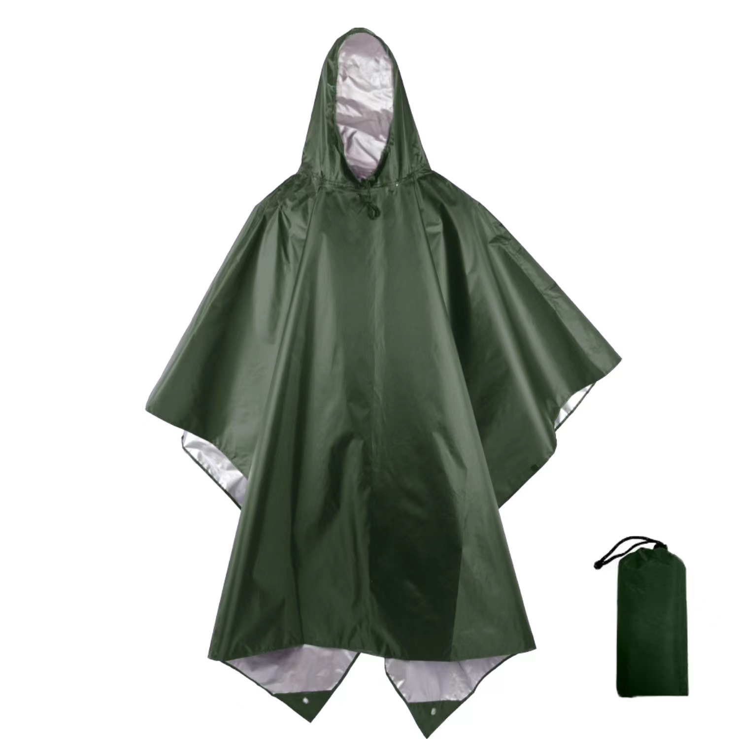 Polyester coated silver-green