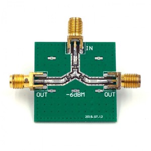 Divisor de potencia de 0-3GHz Divisor de potencia RF Placa combinadora Entrada de 1 vía a salida de 2 vías