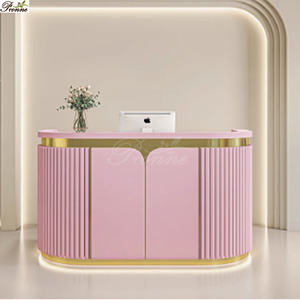 Nhà Máy bán hàng tùy chỉnh bằng gỗ nhỏ tufted quầy tiền mặt quầy với ngăn kéo - Product Image 5