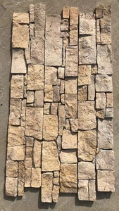 Dış doğal sarı kireç taşı yığılmış taş kaplama kaplama - Product Image 6