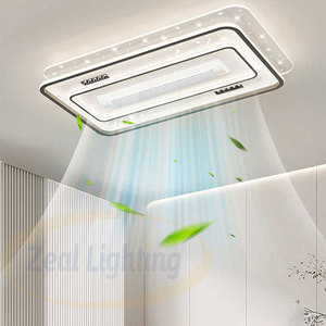 Phổ Đầy Đủ Quạt Điện Đèn Chiếu Sáng Thông Minh Phòng Ngủ Siêu Mỏng Không Cánh Đèn Trần Với <span class=keywords><strong>Fan</strong></span> Cho Phòng - Product Image 4