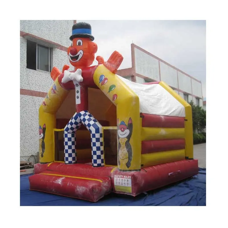 Grappig Speelgoed Clown Springkasteel Opblaasbare Kasteel Kopen Goedkope Prijs Bounce Huis