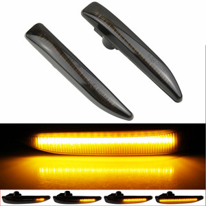 ไฟ LED แบบไดนามิกสำหรับ BMW 7ชุด E65 E67 E66ข้าง E68สัญญาณไฟเลี้ยวตัวบ่งชี้ไฟกระพริบ1คู่ - Product Image 2