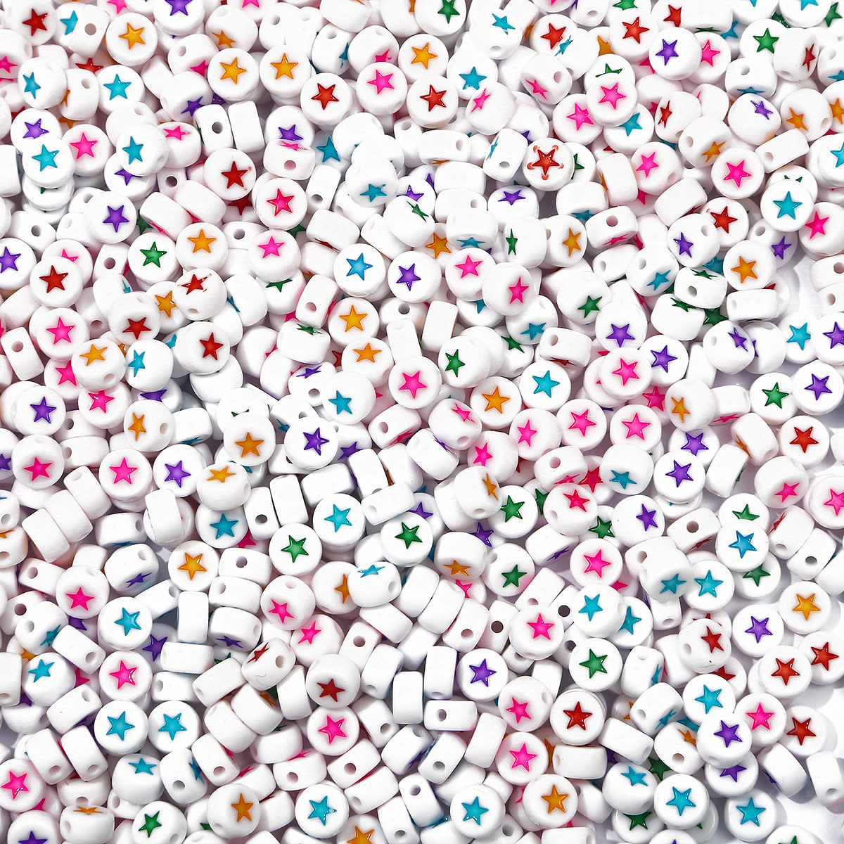 Blanco Estrella y Colorido