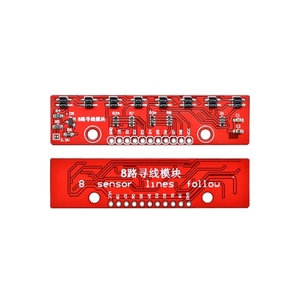 8-Kanal-Infrarot-Tracking-Sensormodul Infrarot-Line-Tracking-Erkennungs karte Intelligenter Fahrzeug-DIY-Detektor