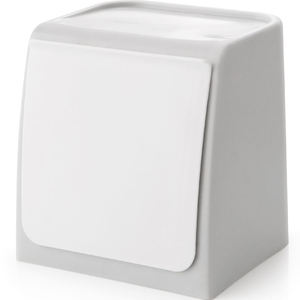 Caja de almacenamiento de basura sin perforaciones, Mini gabinete de basura de escritorio duradero, caja de basura montada en la pared, contenedor de basura de cocina de plástico - Product Image 1