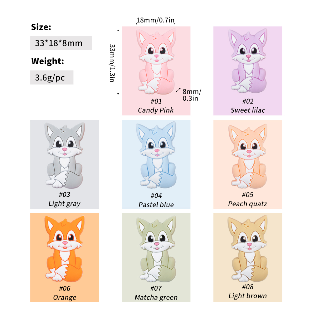 Mélange de perles focales Fox SA81