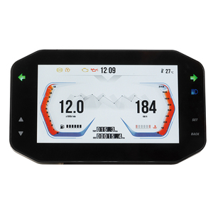 Boerxu evrensel 7 inç akıllı ölçer dijital enstrüman OBDII kilometre gerilim/saat aşırı hız - Product Image 1