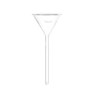 Phòng thí nghiệm sinh học 75mm thủy tinh borosilicate Phễu dài và ngắn, Phễu Silicon có thể gập lại được sử dụng trong các cảnh hóa học - Product Image 5