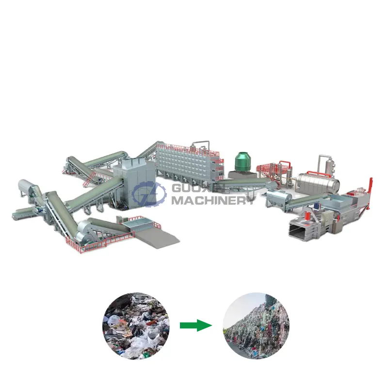 Gemeentelijke Afvalsorteerinstallatie Occ Dsoccc Prullenbakafval Afval Afval Recycling Plastic Afvalbalenmachine Fabrikant