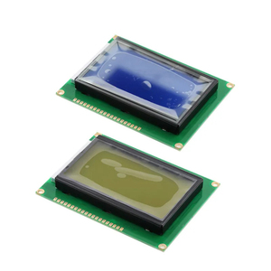 128*64 punti giallo verde modulo LCD 5V schermo blu 12864 LCD con retroilluminazione ST7920 porta parallela per raspberry pi - Product Image 1