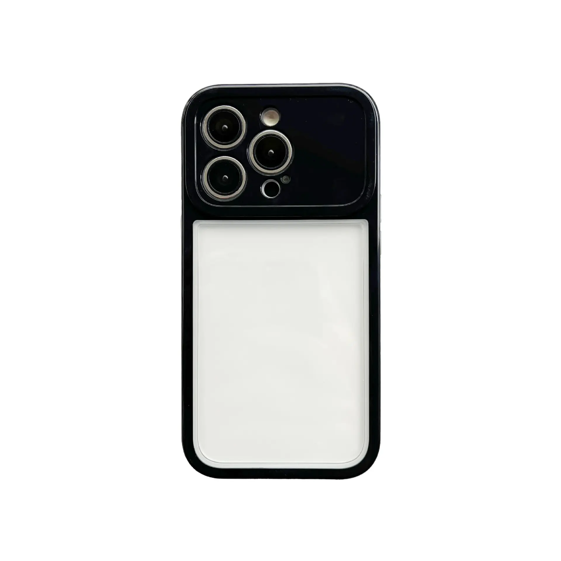 Pour iphone 13promax coque de téléphone nouveau iphone 14 deux couches transparent antichute coque souple motif LOGO personnalisable