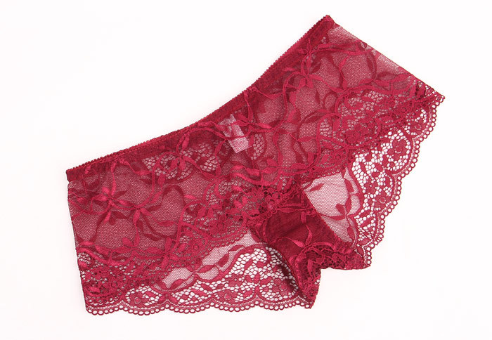 Slip rouge vin