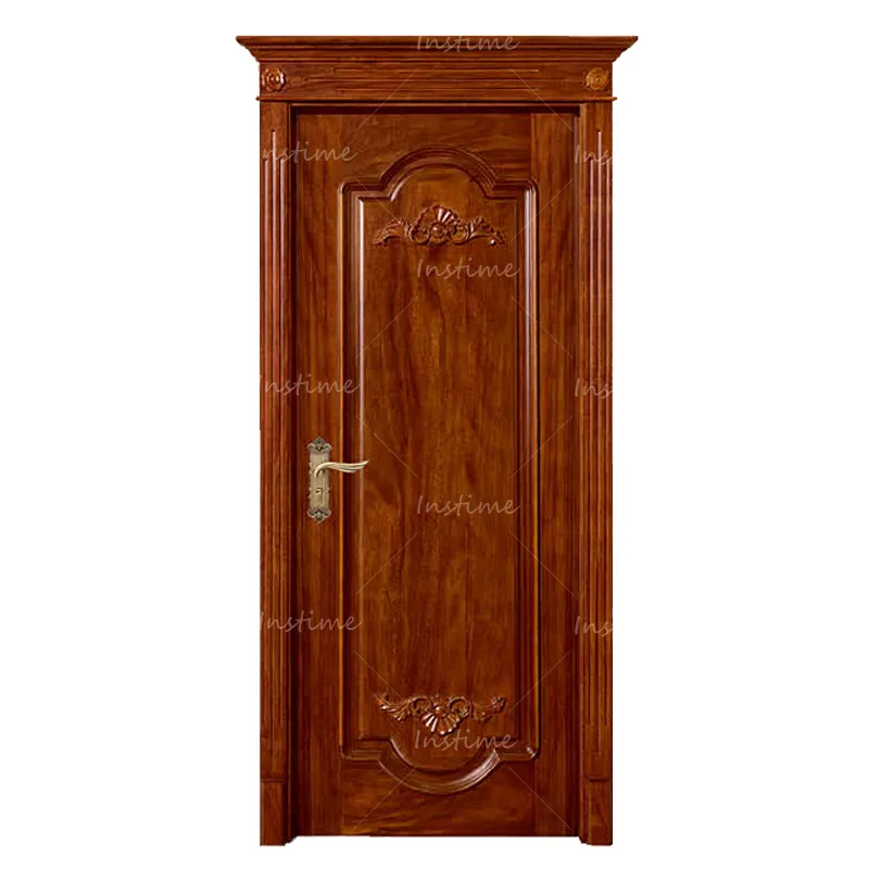 Instime Soundproof Solid Main Door Design Picture Price Of Wooden Doors Door For House