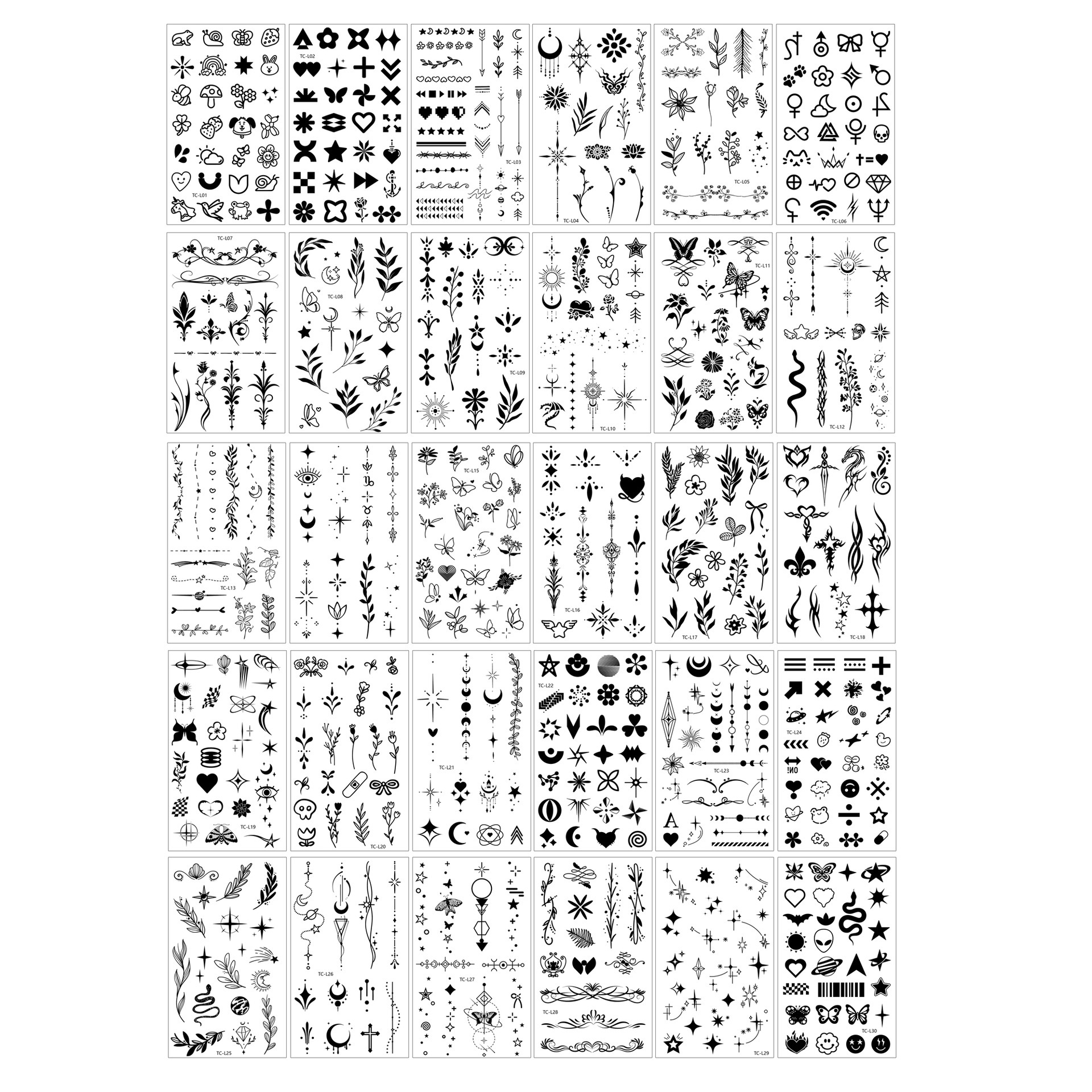 Série Tc-finger 2-30 feuilles-5797cm