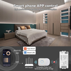C01Z Tuya Zigbee 3.0 Einfarbiger PWM-LED-Dimmer Kompatibel mit Sprach steuerung Alexa Google Assistant Philp - Product Image 4