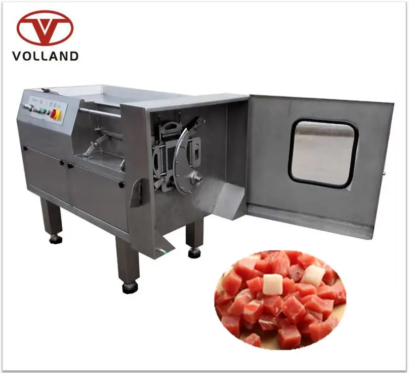 QD-350 carne cubo cortador/de carne automática máquina de cortar en cubitos/carne congelada cubo de la máquina de corte