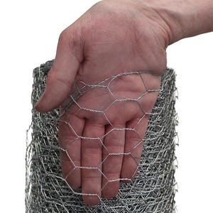 Rotolo esagonale della rete metallica della rete metallica del pollame del ferro galvanizzato rivestito del PVC per il pollo - Product Image 1