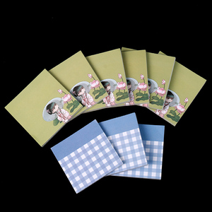Vograce papelería personalizada Bloc de notas libro lindo papelería cubierta de papel antiadherente Bloc de notas - Product Image 5
