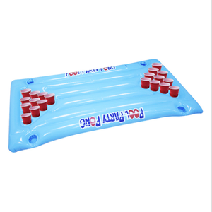 De 24 agujeros inflable de mesa de cerveza y piscina inflable flotador con sostenedor de taza - Product Image 5