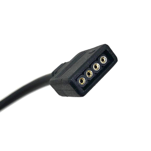 LEDワイヤー4ピン5ピンインターフェイス1m2m 3m5mメスコネクターストリップ延長ケーブルRGBRGBWライト1〜234スプリッターワイヤー - Product Image 1