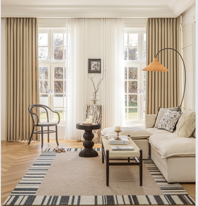 Nhà Máy Bán buôn Cửa Sổ Màu Be Jacquard màn rèm vải polyester nổi Rèm vải cuộn - Product Image 6