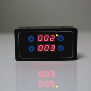 0.1s-999h Timer conto alla rovescia modulo di controllo del ciclo programmabile tempo Delay relè a doppio Display Timer relè 5V 12V 220V - Product Image 3