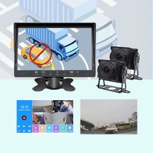 Sistema BDS de 7 pulgadas, Monitor de advertencia de detección de peatones para vehículos, cámara de marcha atrás, pantalla DVR de 4 canales, Kit de detección de punto ciego para - Product Image 6