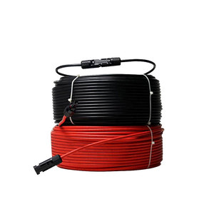 PV1-F H1Z2Z2-K thiếc-mạ Đồng 1000V 1500V 2.5mm ² 4mm ² 6mm ² 10mm ² xlpe xlpo PV cáp mở rộng năng lượng mặt trời cáp quang điện - Product Image 3