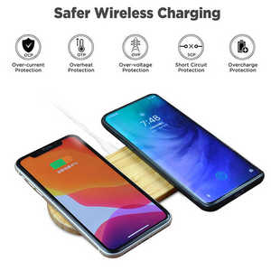 Беспроводное зарядное устройство с двумя USB-портами для мобильных телефонов и других устройств - Product Image 4