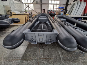 Chất lượng cao 13ft 14ft 16ft rib390 420 480 cứng nhắc nhôm hull Orca hypalon/PVC Inflatable thuyền đánh cá - Product Image 4