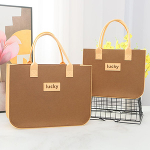 Wholesale Thickened Felt Shopping <strong>Bags</strong> and Handbags Can Be Printed with Trademarks - Product Image 4