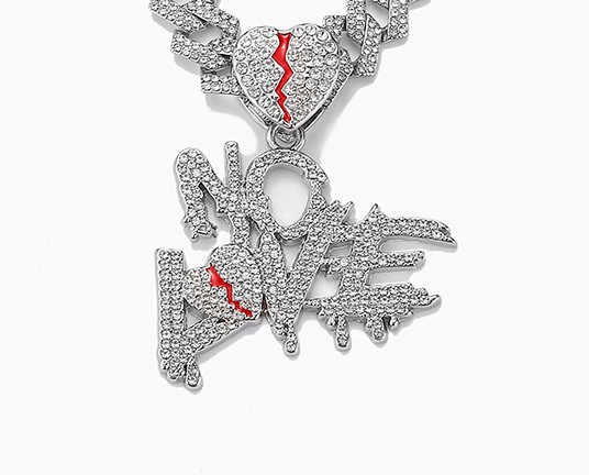Pendentif unique en argent (sans chaîne