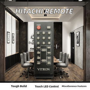 Hitachi Проектор Пульт дистанционного управления с фиксированным кодом для моделей CP-EW5001WN CP-EX3051WN LP-TW34001 LP-WU3500 LP-AW4001 - Product Image 2