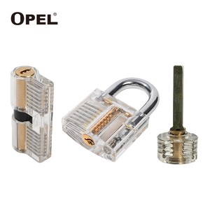 Brand <strong>New</strong> Durable Tubular Transparent Vending Machine <strong>Lock</strong> Pick with <strong>Key</strong> Unlock Way for Wholesales - Product Image 2