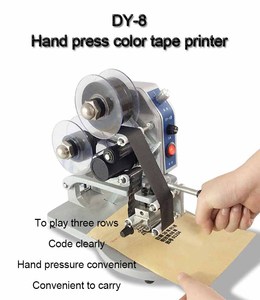 JYD Fabrik Preis Farbe Band Heißer Datum Druck Maschine Manuelle Datum Drucker Datum Zeit Stempel Maschine Charge Codierung Maschine