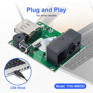 1D ฝังตัวขนาดเล็ก2D โมดูลเครื่องสแกนบาร์โค้ดอ่านเลือน/รหัสเสียหายอินเตอร์เฟซ usb/ RS232/TTL - Product Image 5