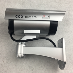 Fornitura di fabbrica all'ingrosso CCTV LED rosso lampeggiante telecamera analogica senza fili proiettile di sicurezza macchina fotografica manichino di sorveglianza - Product Image 4