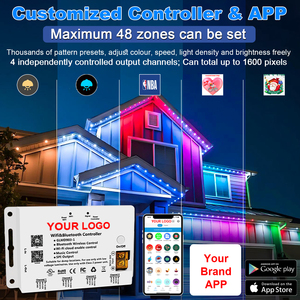 4 porte pixel led controller smart app wifi intelligente musica vocale sincronizzazione led luce pixel con controller - Product Image 2