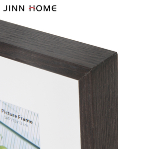 5x5inch Black <strong>Square</strong> Wooden Photo <strong>Frame</strong> with White Mat Fashionable Home Use Painting <strong>Frame</strong> UV Printing Customizable Size - Product Image 3