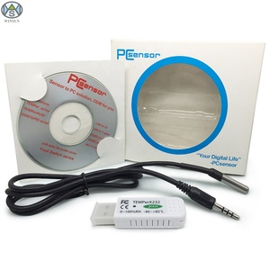 Higrómetro USB, registrador de datos, sensor de temperatura exterior para Linux, compatible con desarrollo secundario, programación independiente