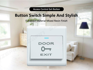 Plastic Panel Cover <strong>Push</strong> <strong>Exit</strong> <strong>Buttons</strong> for Access Control <strong>System</strong> - Product Image 2